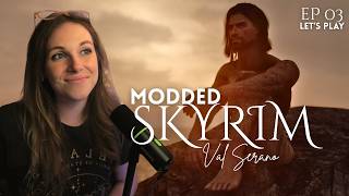 MAROONED ON A GODFORSAKEN ISLAND | Val Serano EP 03: Modded Skyrim |  Gaming for the Book Girlies