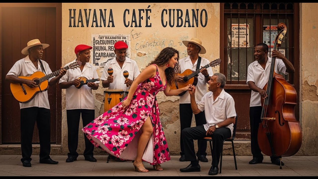 Café Cubano Music 🎹: Caribbean Café Nights & Gentle Piano Jazz • mix27