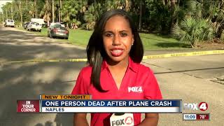 One dead after plane crash in Naples