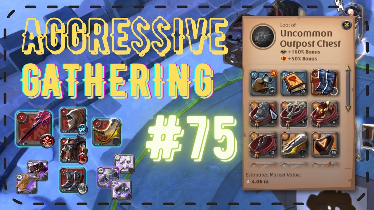 Aggressive Gathering #75 | Cheating a whole blob! | PvP | Open World