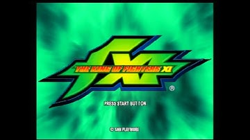 The King of Fighters XI Longplay (Playstation 2)