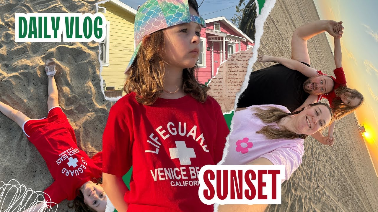 VLOG 11 - LOS ANGELES 2025 (COUCHER DE SOLEIL SUR LA PLAGE ET TOURNAGE VALENTINE’S DAY)