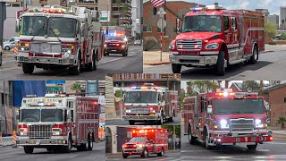 *New HT8*PHXFD. Engine 8, Heavy Rescue Tender 8 , Ladder 1, SDC, Engines 1 & 2 Responding