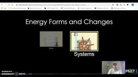 Energy Forms and Changes Demo