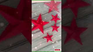 Cómo hacer una estrella de papel fácil para Navidad