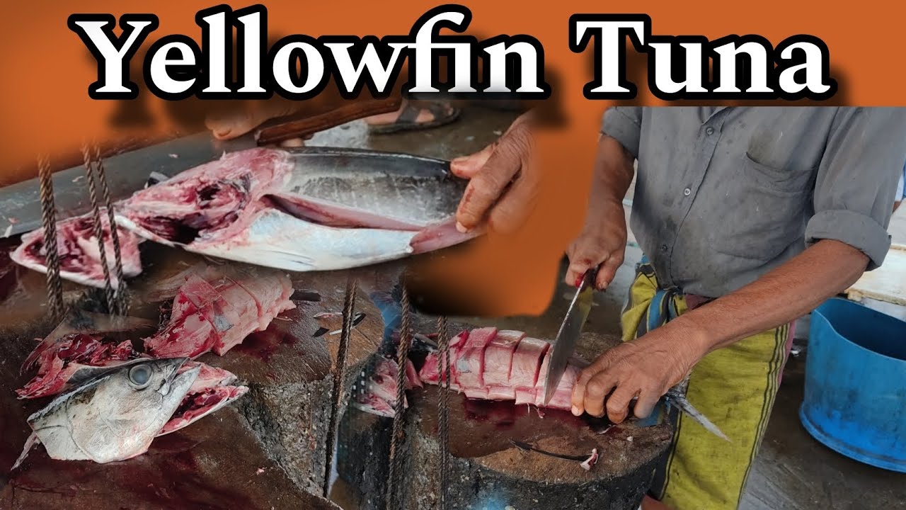 SushiGrade Mastery 🐟 Yellowfin Tuna Filleting Like a Pro! YouTube