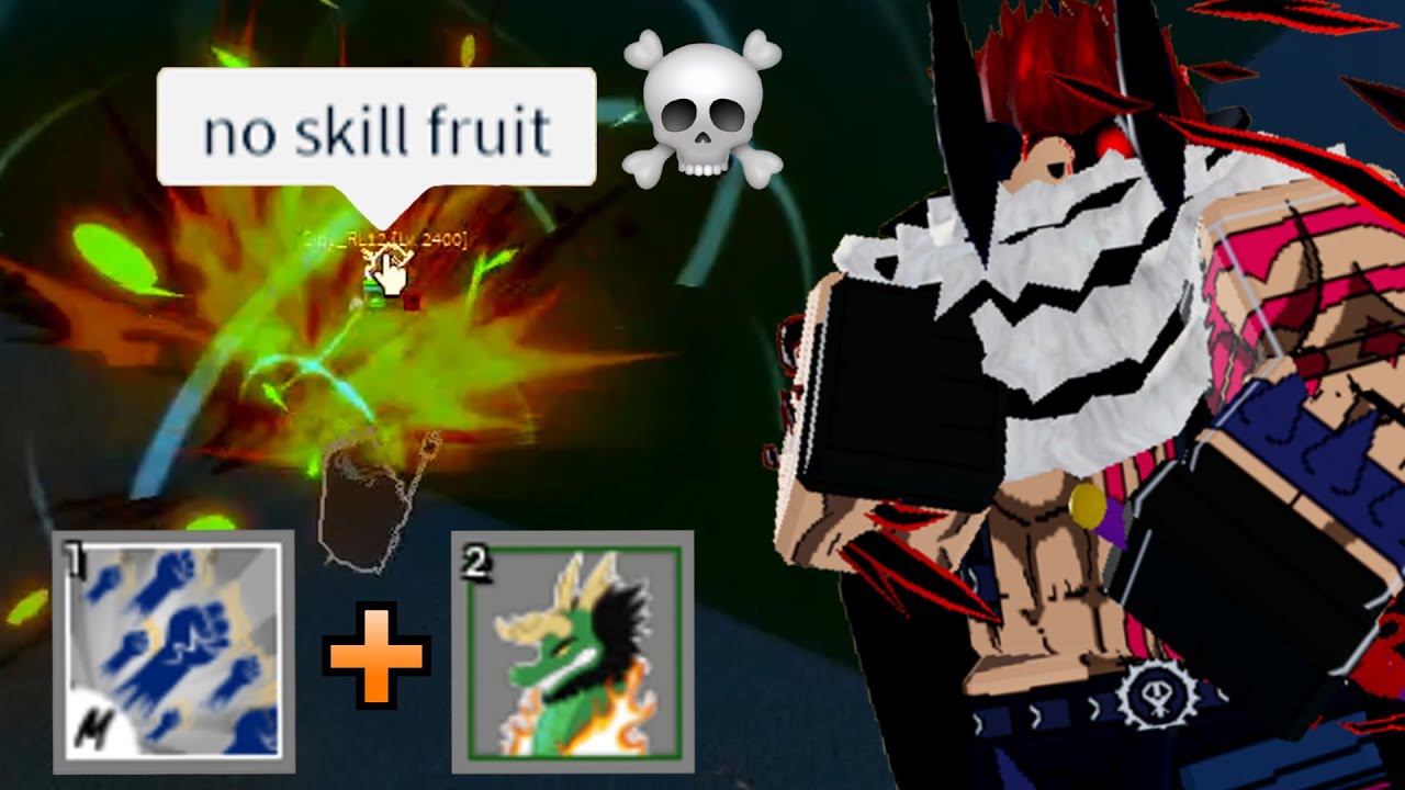 CRIEI o COMBO INFINITO de DRAGON e CACEI FISH no Blox Fruits