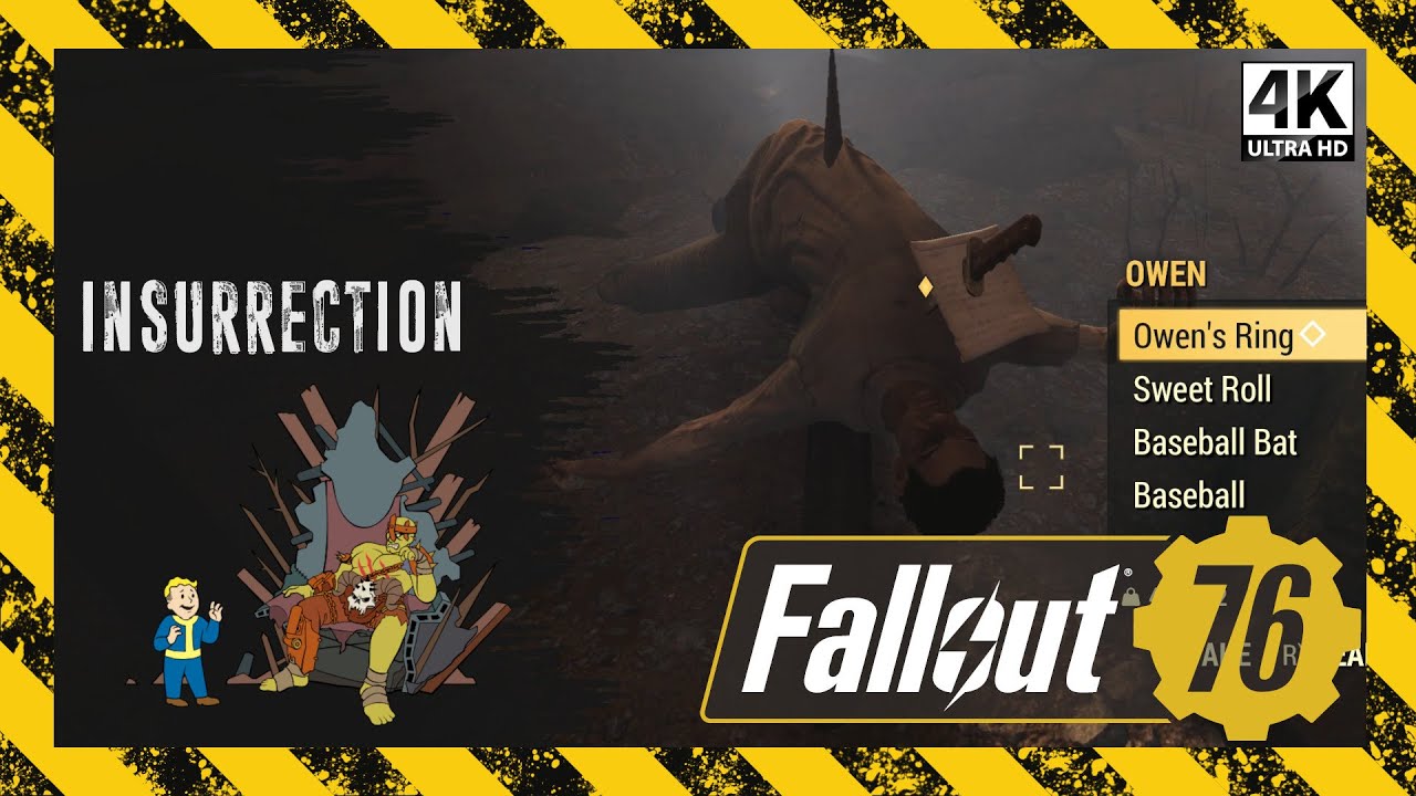 Insurrection - Fallout 76 [4K] - Burning Springs Main Quest - Ep. 129