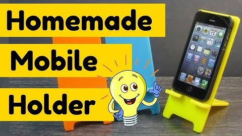 Diy Mobile Stand - How to make mobile Stand for online classes/homemade mobile stand/homemade Tripod