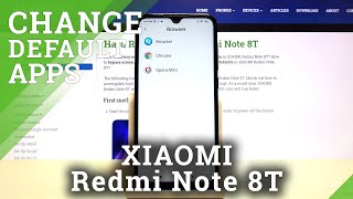 How to Switch Default Apps on XIAOMI Redmi Note 8T – Manage Default Apps screenshot 1