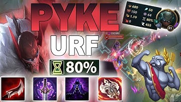 SIÊU BÁ ĐẠO VỚI PYKE CHẾ ĐỘ URF 2019 | VỚI BUILD ĐỒ FULL DAME "1 UNTIL = 1 MẠNG" HỐT NGAY 33 KILL!