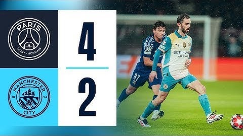 PSG 4-2 MAN CITY  Grealish, Haaland Goals  UEFA Champions League