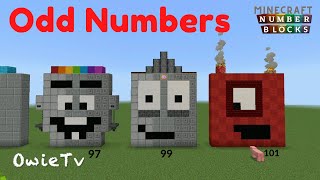 Odd Numbers Song | Skip Counting Songs for Kids | Minecraft Numberblocks Counting Songs Resimi