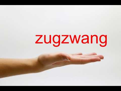 How to Pronounce zugzwang - American English 