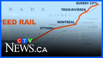 Transport Minister Steve MacKinnon announces plans for high-speed rail connecting Montreal to Ottawa