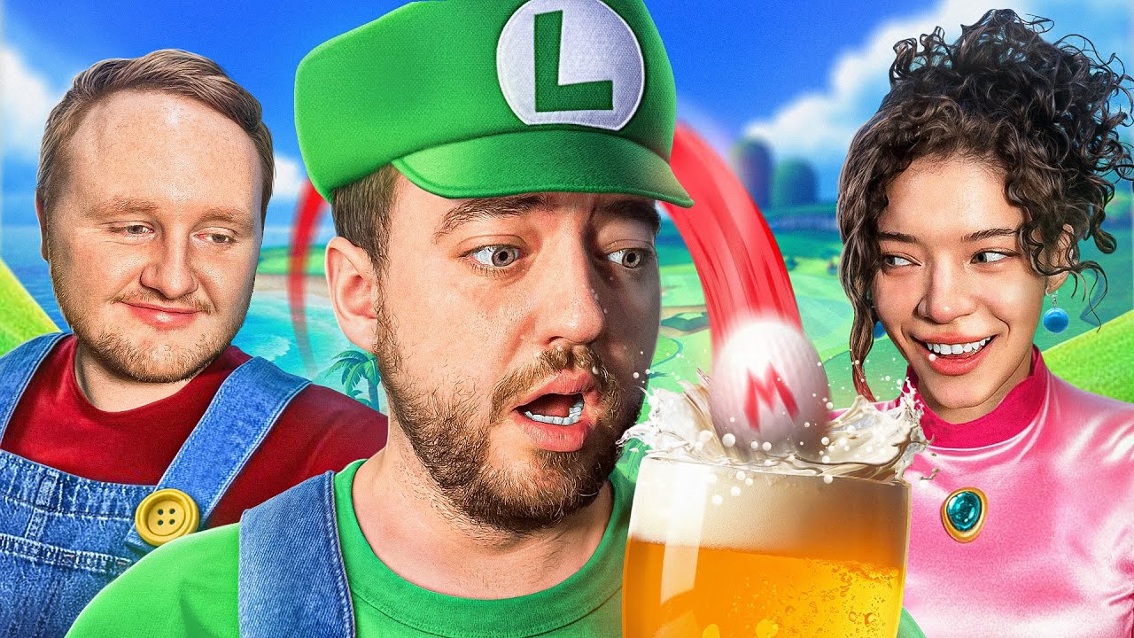 We Got DRUNK Playing Real-Life Mario Mini Golf