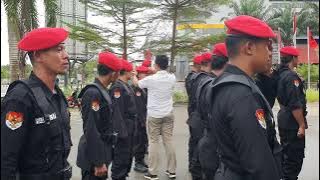 Latihan Satgas Cakra Buana PDIP Perwakilan 7 Kab/Kota yang akan ke HUT Partai 4-11 Jan 2023 di Jkt.