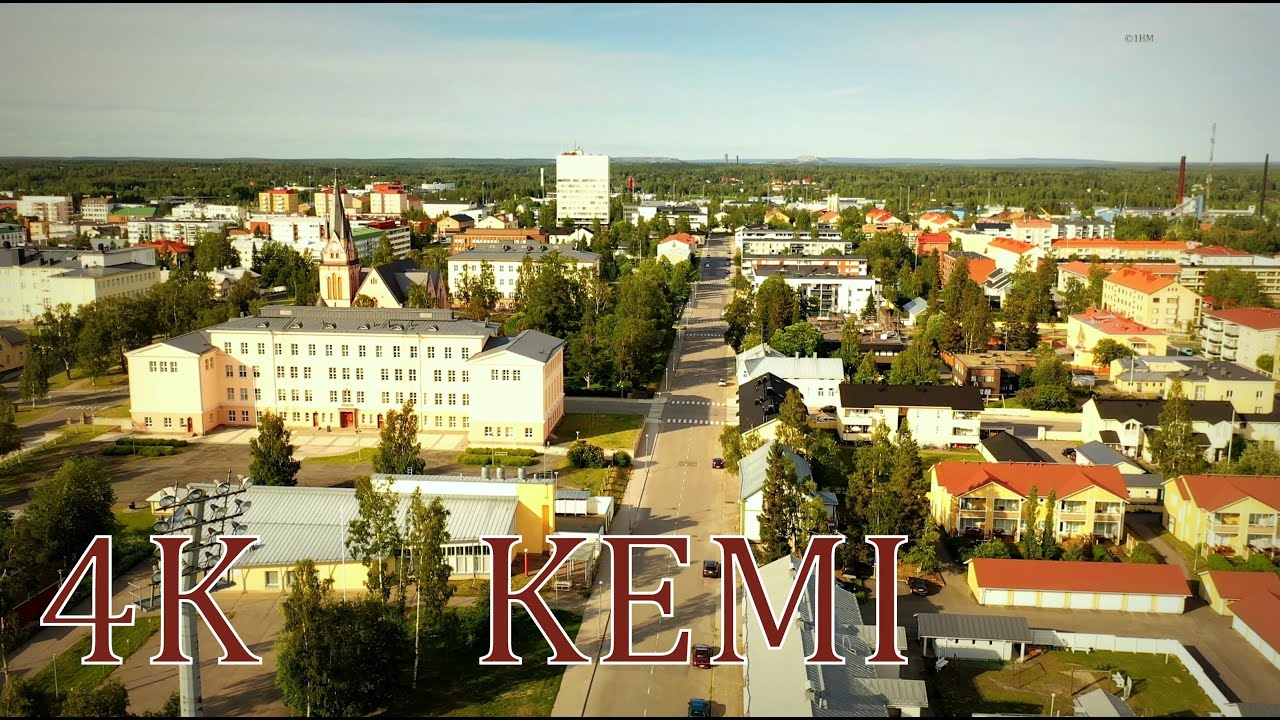 Kemi 4K Finland from air - Suomi ilmasta drone video