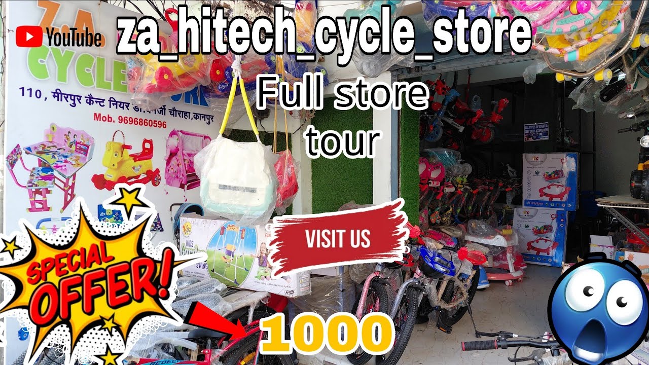 Tour of ZA Hitech Cycle Store! 🚴 Cycles, Kids Bikes, Electric Jeeps & More!