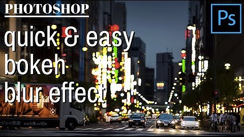 Quick & Easy Bokeh Effect in Photoshop Using the Field Blur