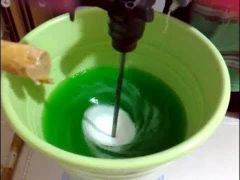 V.2 Making liquid soap using only sodium hydroxide (NaOH). KOH in the video  caption was a typo. 