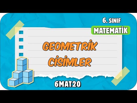 Geometrik Cisimler 📘 tonguçCUP 4.Sezon - 6MAT20 #2024