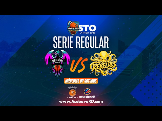 TORNEO LOS POMOS 2026 | SAN GERONIMO VS REBELDES | 07 DE OCT