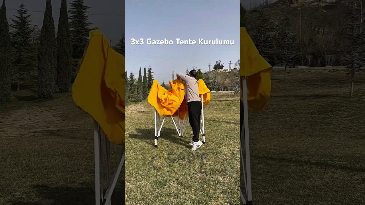 3x3 Gazebo Tente Kurulumu