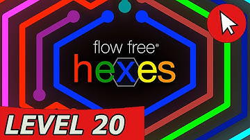 Flow Free Hexes Interval Pack Level 20 Solution (Android/IOS)