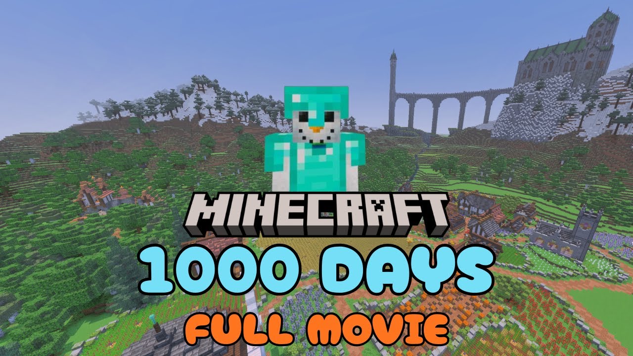 I Survived 1000 Days in my Minecraft Forever World! [FULL MOVIE]