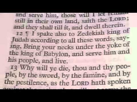 Jeremiah 27 King James Holy Bible