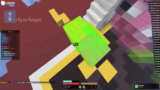 Gameplay with LiquidBounce Nextgen 35.3 on Dexland/MasedWorld/MineBlaze