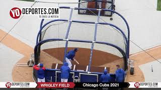 Chicago Cubs Practice Wrigley Field Opening Day 2021