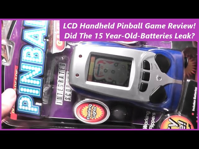 Pocket Arcade Pinball Game LCD Handheld Review The No Swear