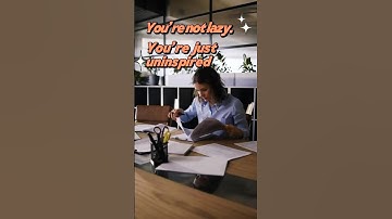 💯🔥You’re not lazy. You’re just uninspired #inspiration  #motivation