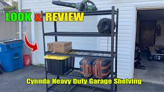 Cynnda Heavy Duty Garage Shelving Review | 2500LBS Metal Storage Rack Worth It?