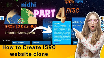 How to create ISRO website clone using React.Js and CSS | Web designing.