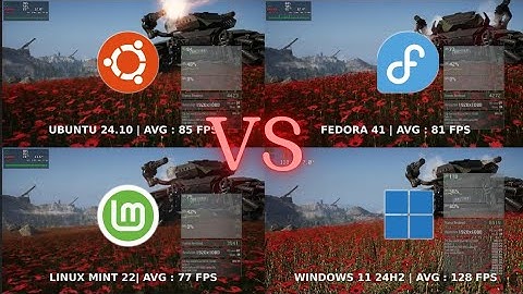 Windows VS Ubuntu VS Fedora VS Linux Mint | Linux Gaming Benchmarks