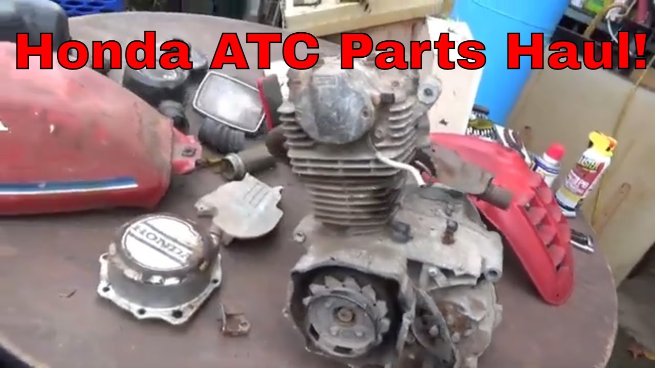 Honda ATC Parts Haul from Estate Sale! - YouTube