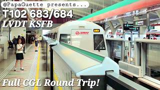 [Full CGL Round Trip] KSF C151B (683/684) | CG Tanah Merah ↔ CG2 Changi Airport