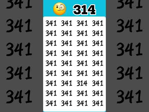 Are you a Genius? Try This Focus Test #maths #games #iqtest