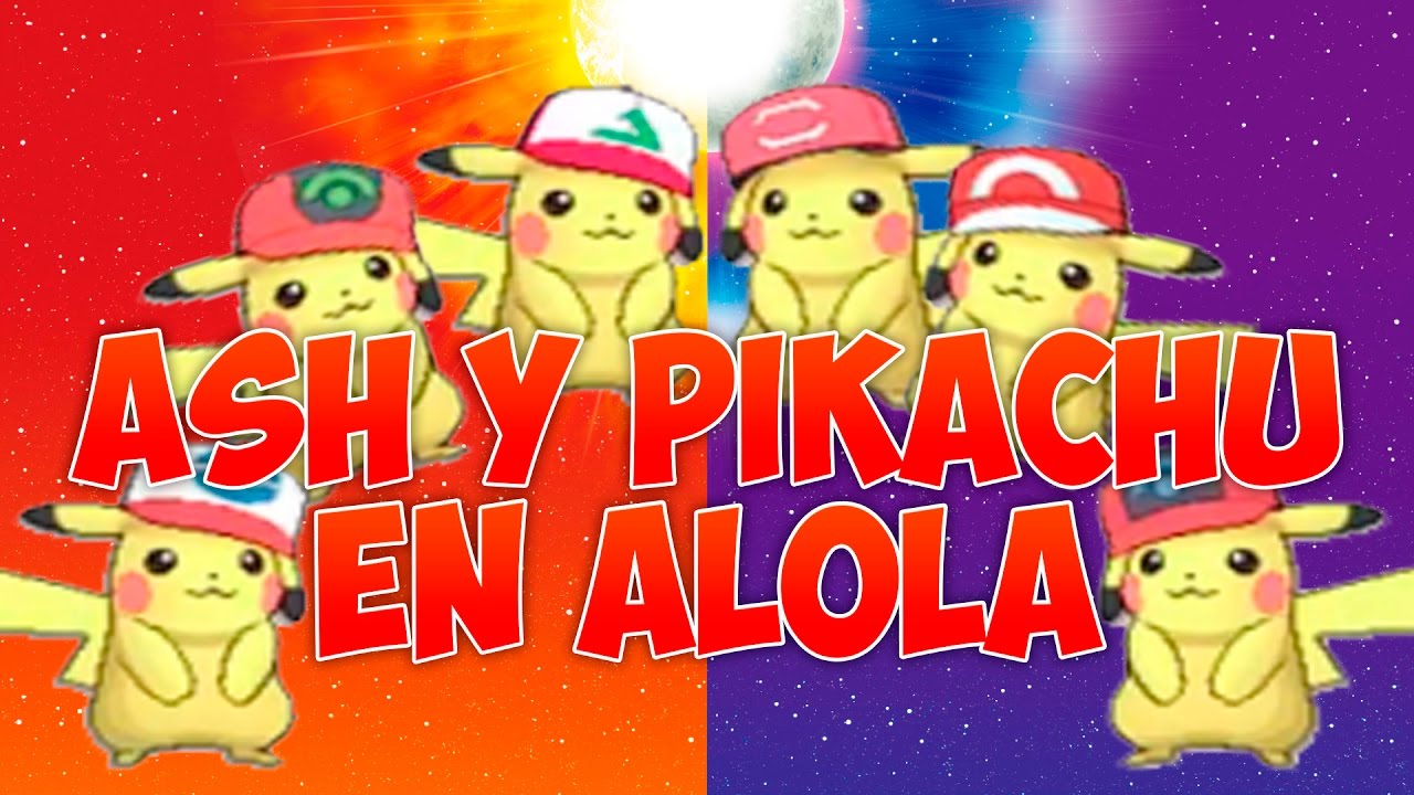 Ash Y Pikachu En PokÉmon Sol Y Luna Youtube 