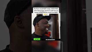 Rampage Jackson told Deshae Frost he NEEDS VENEERS 😭👀