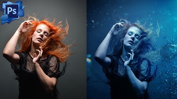 How to make underwater effect Photo manipulation Photoshop tutorial | Simple Blend | Blend Images |