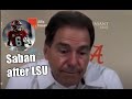 Nick Saban Press Conference after 55-17  Victory over the LSU Tigers