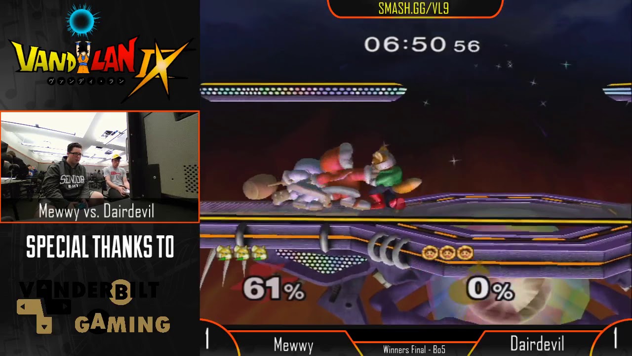 VL9 - Melee Singles - Mewwy (IC's) VS DairDeviL (Fox) - Winners Finals