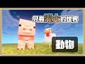 【Minecraft 1.16】野生動物出沒！食物有著落了【只有泥土的世界 #2】一格空島生存🏝️