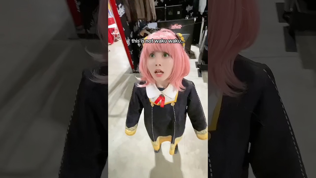 throwback to not waku waku 😔 [SPYxFAMILY Anya Cosplay] #spyxfamily #anime #cosplay