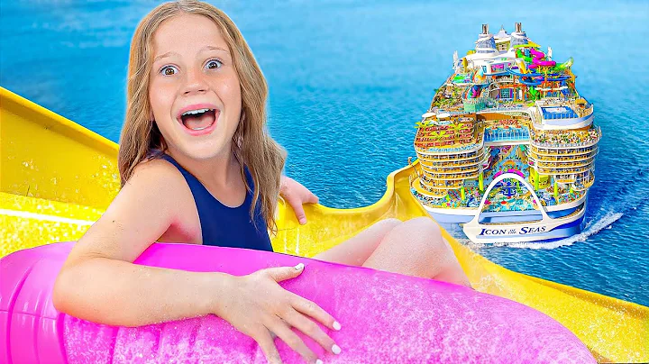 Nastya and Eva on the Royal Caribbean cruise