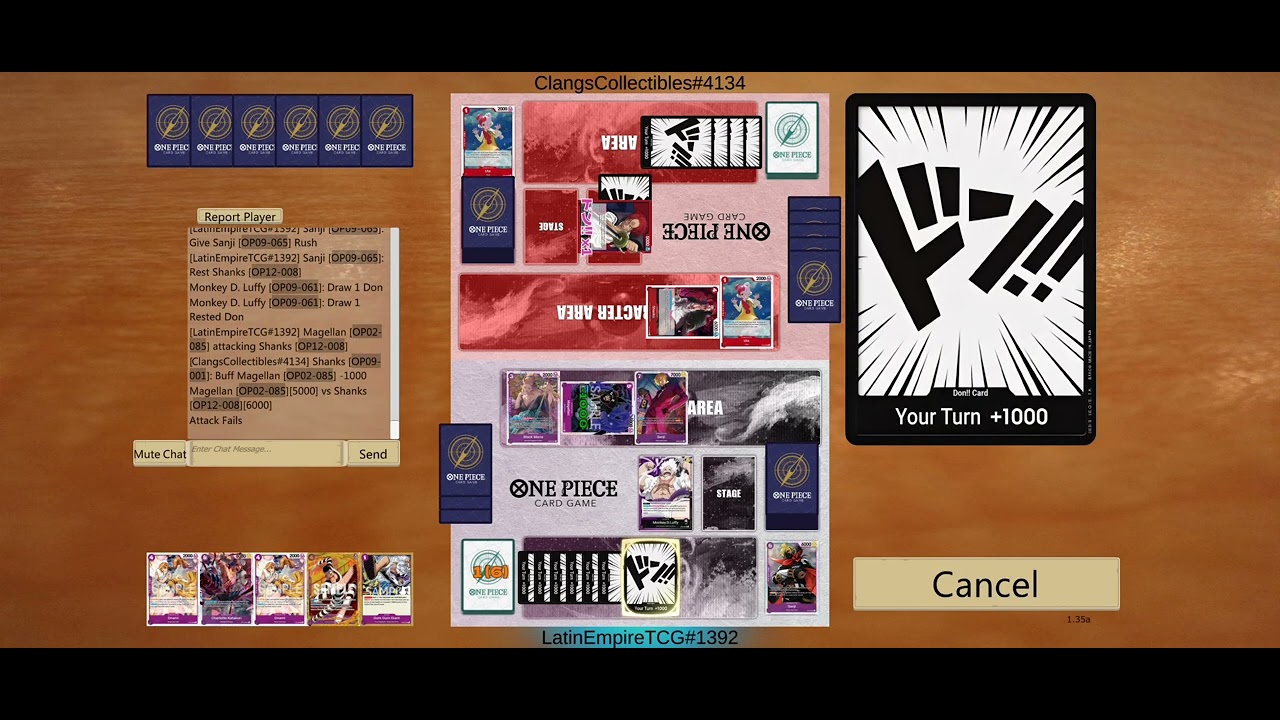 PB Luffy Versus R Shanks 